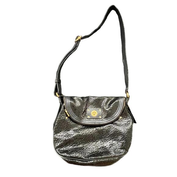 Marc By Marc Jacobs Natasha Reptilian Textured Leather Crossbody/ Shoulder Bag